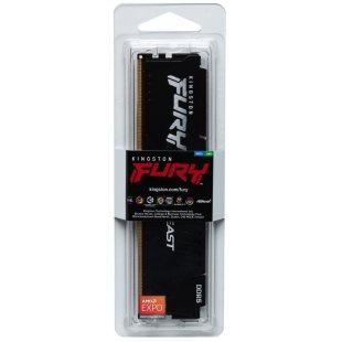 Модуль памяти для компьютера DDR5 32GB 6400 MHz Beast Black XMP Kingston Fury (ex.HyperX) (KF564C32BB-32)