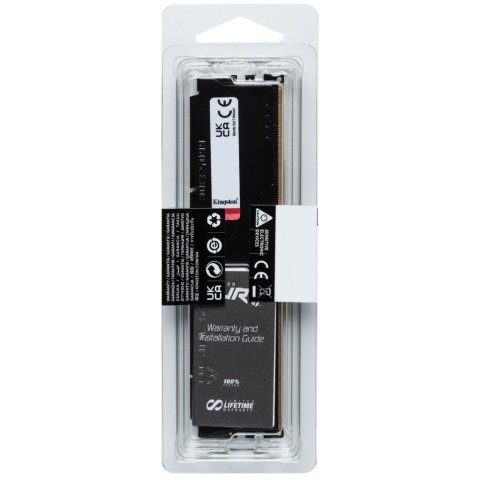 Модуль памяти для компьютера DDR5 32GB 6400 MHz Beast Black XMP Kingston Fury (ex.HyperX) (KF564C32BB-32) - Нулевой остаток (Feed)  - Нулевой остаток (Feed)