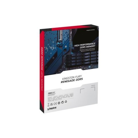 Модуль памяти для компьютера DDR5 96GB (2x48GB) 6000 MHz Renegade Silver XMP Kingston Fury (ex.HyperX) (KF560C32RSK2-96) - Нулевой остаток (Feed) - Нулевой остаток (Feed)