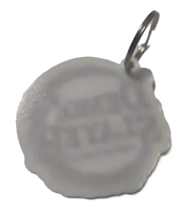 Брелок Demon Slayer Logo Keychain ABS пластик Клинок, що розсікає демонів 6 см.