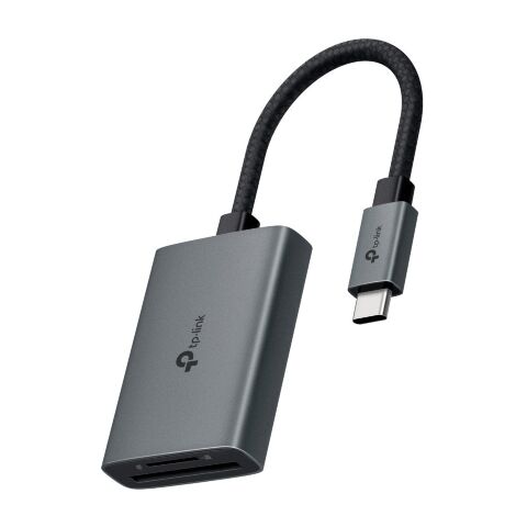 Считыватель флеш-карт TP-Link USB-C SD + TF silver (UA430C) - Кардридеры  - Кардридеры 