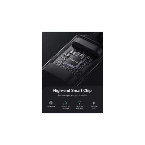 Звуковая плата Ugreen CM477 black (30757) - Нулевой остаток (Feed)  - Нулевой остаток (Feed) 