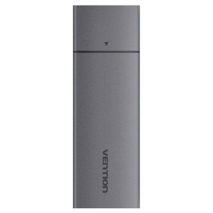 Карман внешний Vention SSD M.2 (NVME) M-key USB Type-C 3.2 gray (KPGH0)