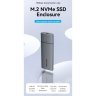 Карман внешний Vention SSD M.2 (NVME) M-key USB Type-C 3.2 gray (KPGH0)