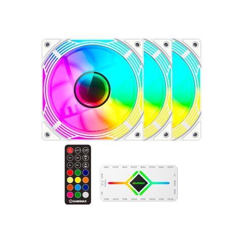 Кулер для корпуса Gamemax KF300 WH - Вентиляторы к корпусам  - Вентиляторы к корпусам 