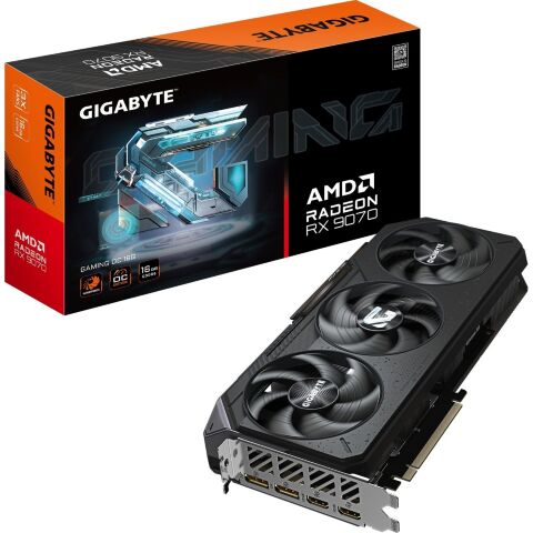 Видеокарта GIGABYTE Radeon RX 9070 16Gb GAMING OC (GV-R9070GAMING OC-16GD) - Видеокарты  - Видеокарты 