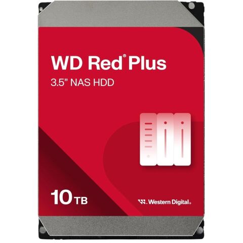 Жесткий диск 3.5" 10TB Red Plus WD (WD100EFGX) - Жесткие диски (HDD)  - Жесткие диски (HDD) 