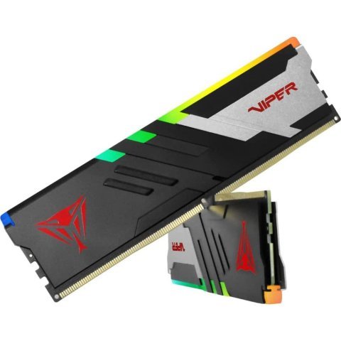 Модуль памяти для компьютера DDR5 64GB (2x32GB) 5600 MHz Viper Venom RGB Patriot (PVVR564G560C40K) - Нулевой остаток (Feed)  - Нулевой остаток (Feed)