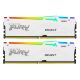 Модуль памяти для компьютера DDR5 64GB (2x32GB) 5600 MHz Beast White RGB Kingston Fury (ex.HyperX) (KF556C36BWEAK2-64) - Нулевой остаток (Feed)  - Нулевой остаток (Feed) 