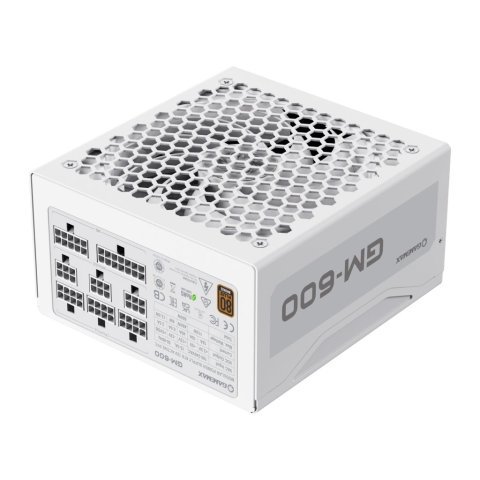 Блок питания Gamemax 600W GM-600 Modular white (GM-600 Modular white) - Нулевой остаток (Feed)  - Нулевой остаток (Feed) 