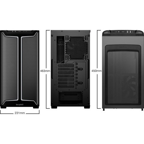Корпус Be quiet! PURE BASE 501 DX чорний (BGW76) - Нулевой остаток (Feed)  - Нулевой остаток (Feed) 