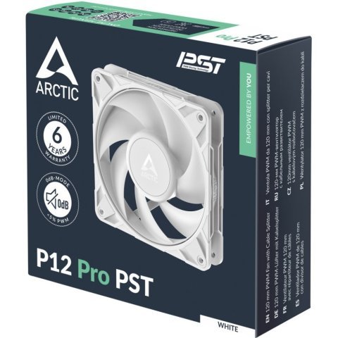 Кулер для корпуса Arctic P12 PRO PST WHITE (ACFAN00308A) - Нулевой остаток (Feed)  - Нулевой остаток (Feed)