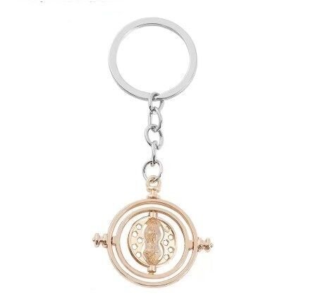 Брелок Harry Potter Time Turner Keychain Маховик времени Гарри Поттер золотой -   -  