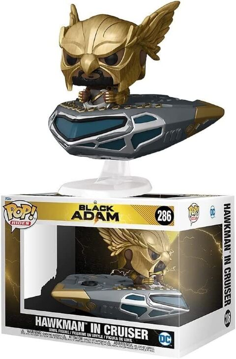 Фігурка Funko DC Black Adam Hawkman in Cruiser Фанко Чорний Адам Людина Яструб 286 -   -  