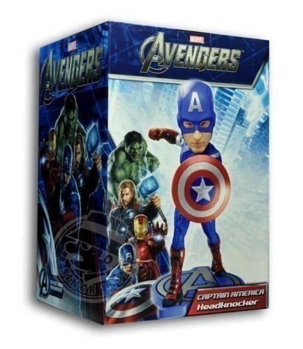 Фігурка башкотряс NECA Marvel Captain America Head Knocker Капітан Америка 18 см. - -