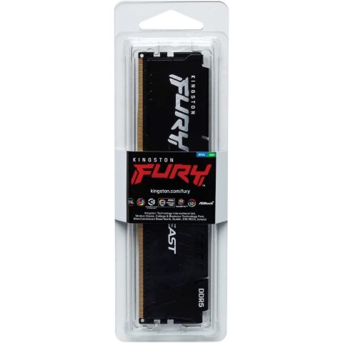 Модуль памяти для компьютера DDR5 32GB 5600 MHz Beast Black EXPO Kingston Fury (ex.HyperX) (KF556C36BBE-32) - Модули памяти для компьютера  - Модули памяти для компьютера 