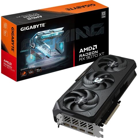 Видеокарта GIGABYTE Radeon RX 9070 XT 16Gb GAMING OC (GV-R9070XTGAMING OC-16GD) - Видеокарты  - Видеокарты 