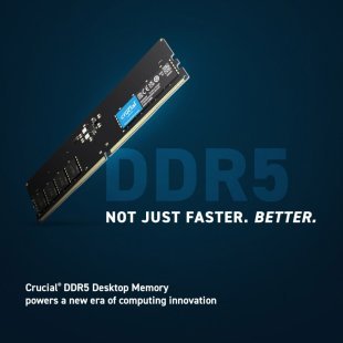 Модуль памяти для компьютера DDR5 8GB 4800 MHz Micron (CT8G48C40U5T)
