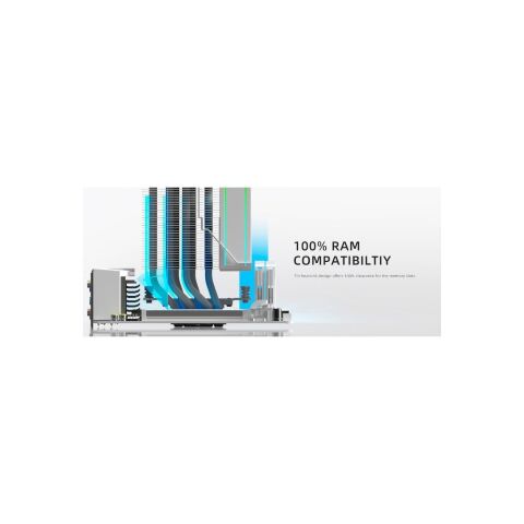 Кулер для процессора ID-Cooling Frozn A610 ARGB White (FROZN A610 ARGB White) - Нулевой остаток (Feed)  - Нулевой остаток (Feed) 