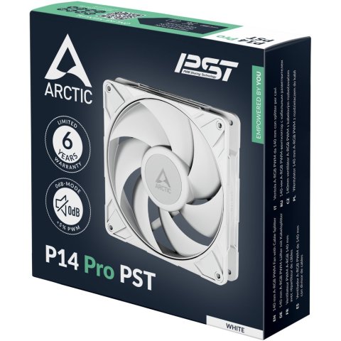 Кулер для корпуса Arctic P14 PRO PST WHT (ACFAN00317A) - Нулевой остаток (Feed)  - Нулевой остаток (Feed)