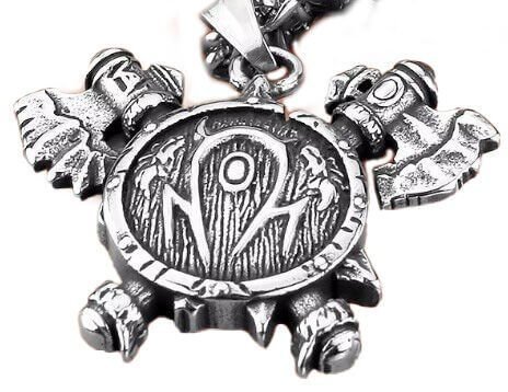 Медальйон World of Warcraft Horde Варкрафт Орда (нержавіюча сталь) + подарунковий бокс -   -  