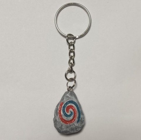 Брелок Hearthstone World of Warcraft синій, червоний (світиться у темряві) -   -  