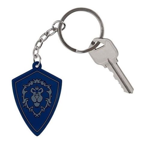 Брелок World of Warcraft Battle for Azeroth Alliance Rubber Key Chain -   -  