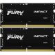 Модуль памяти для ноутбука SoDIMM DDR5 32GB (2x16GB) 5600 MHz Impact Black Kingston Fury (ex.HyperX) (KF556S40IBK2-32) - Модули памяти к ноутбукам  - Модули памяти к ноутбукам 