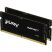 Модуль памяти для ноутбука SoDIMM DDR5 32GB (2x16GB) 5600 MHz Impact Black Kingston Fury (ex.HyperX) (KF556S40IBK2-32) - Модули памяти к ноутбукам  - Модули памяти к ноутбукам 