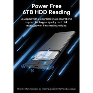 Карман внешний Vention 2.5" HDD/SSD USB 3.0 Micro-B Black (KPAB0)