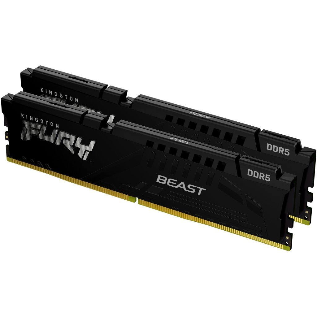 Модуль памяти для компьютера DDR5 64GB (2x32GB) 6000 MHz Beast Black EXPO Kingston Fury (ex.HyperX) (KF560C36BBEK2-64)