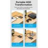 Карман внешний Vention 2.5" HDD/SSD USB 3.0 Micro-B Black (KPAB0)