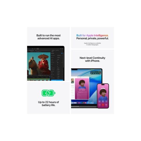 Ноутбук Apple MacBook Pro 16 A3429 M5 Max Space Black (MGED4UA/A) - Ноутбуки  - Ноутбуки 