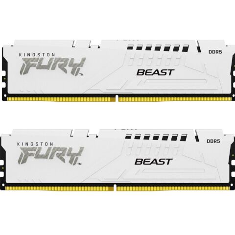Модуль памяти для компьютера DDR5 32GB (2x16GB) 5600 MHz Beast White Kingston Fury (ex.HyperX) (KF556C36BWEK2-32) - Модули памяти для компьютера  - Модули памяти для компьютера 