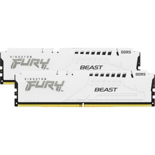 Модуль памяти для компьютера DDR5 32GB (2x16GB) 5600 MHz Beast White Kingston Fury (ex.HyperX) (KF556C36BWEK2-32)