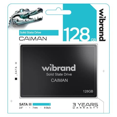 Накопитель SSD 2.5" 128GB Caiman Wibrand (WI2.5SSD/CA128GBST) - Внутренние SSD  - Внутренние SSD 