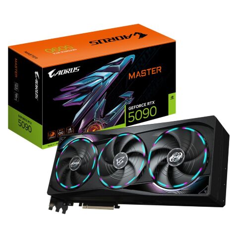 Видеокарта GIGABYTE GeForce RTX5090 32GB AORUS MASTER (GV-N5090AORUS M-32GD) - Нулевой остаток (Feed)  - Нулевой остаток (Feed) 