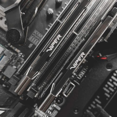 Модуль памяти для компьютера DDR4 32GB (2x16GB) 3600 MHz Viper Steel Patriot (PVS432G360C8K) - Нулевой остаток (Feed)  - Нулевой остаток (Feed)