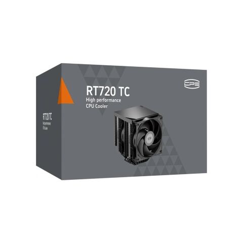 Кулер для процессора PcCooler Охолоджувач для процесора PсCOOLER RT720 TC BK чорний IntelLGA 115X/12 (RT720 TC BK) - Кулеры к процессорам - Кулеры к процессорам