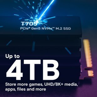 Накопитель SSD M.2 2280 2TB T705 with Heatsink Micron (CT2000T705SSD5)