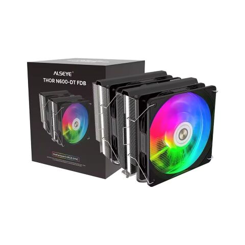 Кулер для процессора Alseye N600-DT-B (AS.01.05.0023) - Кулеры к процессорам  - Кулеры к процессорам 