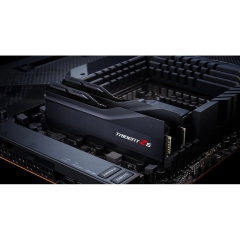 Модуль памяти для компьютера DDR5 32GB (2x16GB) 5600 MHz Trident Z5 Silver G.Skill (F5-5600J4040C16GX2-TZ5S) - Нулевой остаток (Feed)  - Нулевой остаток (Feed)