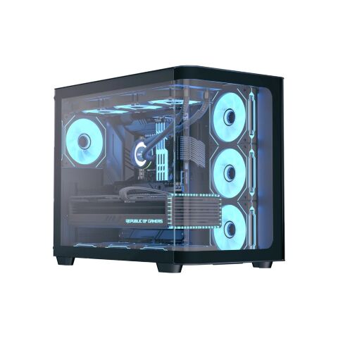 Корпус для ПК AeroCool P500C-G-BK-v1 Black (ACCM-PN01043.11) - Нулевой остаток (Feed)  - Нулевой остаток (Feed) 