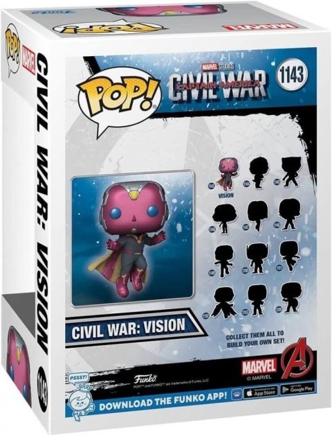 Фигурка Funko Marvel Civil War Vision Фанко Вижн Amazon Exclusive 1143 -   -