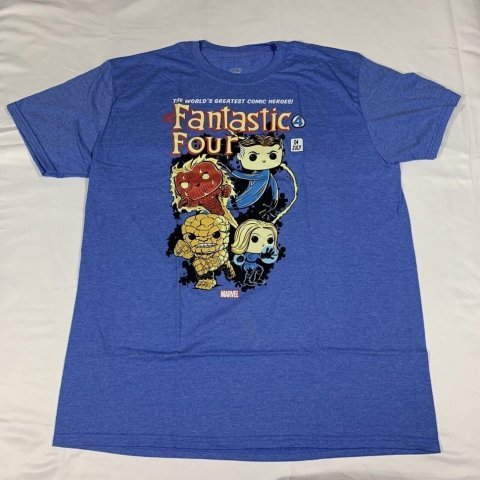 Футболка Funko Marvel Fantastic Four Collector Corps T-Shirt фанко Фантастическая четвёрка (размер L) -   -  