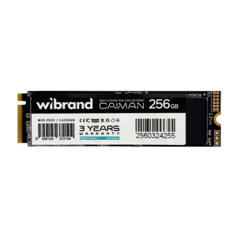 Накопитель SSD M.2 2280 256GB Caiman Wibrand (WIM.2SSD/CA256GB) - Внутренние SSD  - Внутренние SSD 