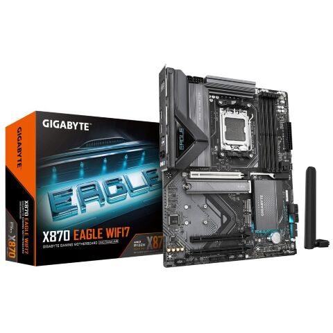 Материнская плата GIGABYTE X870 EAGLE WIFI7 - Системные (материнские) платы  - Системные (материнские) платы 