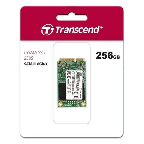 Накопитель SSD mSATA 256GB Transcend (TS256GMSA230S) - Внутренние SSD  - Внутренние SSD 