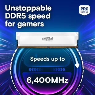 Модуль памяти для компьютера DDR5 16GB 6000 MHz Pro Overclocking White Micron (CP16G60C36U5W)