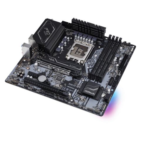 Материнская плата ASRock H670M PRO RS - Нулевой остаток (Feed) - Нулевой остаток (Feed)